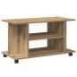 Preview: TV-Regal mit Rollen Artisan-Eiche 80x40x45 cm Holzwerkstoff