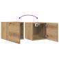 Preview: TV-Wandschrank Artisan-Eiche 30,5x30x30 cm