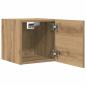 Preview: TV-Wandschrank Artisan-Eiche 30,5x30x30 cm