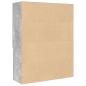 Preview: Waschmaschinenschrank Betongrau 70,5x25,5x90 cm
