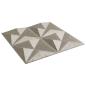 Preview: Wandpaneele 24 Stk. Beton 50x50 cm XPS 6 m² Origami