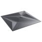 Preview: Wandpaneele 12 Stk. Grau 50x50 cm XPS 3 m² Stern