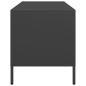 Preview: TV-Schrank Schwarz 68x39x43,5 cm Kaltgewalzter Stahl
