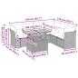 Preview: ARDEBO.de - 7-tlg. Garten-Sofagarnitur mit Kissen Beige Poly Rattan