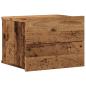 Preview: Wand-Nachttisch Altholz-Optik 40x32x30 cm