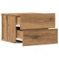 Preview: Wand-Nachttisch Artisan-Eiche 40x32x30 cm