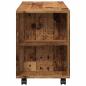 Preview: TV-Schrank mit Rollen Altholz-Optik 102x34,5x43cm Holzwerkstoff