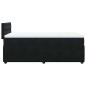 Preview: Boxspringbett mit Matratze Schwarz 90x200 cm Samt