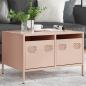 Preview: TV-Schrank Rosa 68x50x43,5 cm Kaltgewalzter Stahl