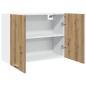 Preview: Hängeschrank Artisan-Eiche 80x31x60 cm Holzwerkstoff