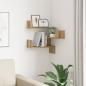 Preview: Wand-Eckregal Artisan-Eiche 40x40x49,5 cm Holzwerkstoff