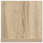 Preview: Wandregale 2 Stk. Sonoma-Eiche 100x16,5x16,5 cm Holzwerkstoff