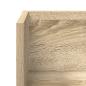 Preview: Wandregale 2 Stk. Sonoma-Eiche 100x16,5x16,5 cm Holzwerkstoff
