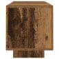 Preview: TV-Schrank mit LED-Leuchten Altholz-Optik 160x35x40 cm