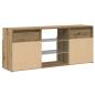 Preview: TV-Schrank mit LED-Leuchten Artisan-Eiche 120x30x50 cm