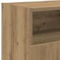 Preview: TV-Schrank mit LED-Leuchten Artisan-Eiche 120x30x50 cm