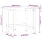 Preview: Werkbank Hellbraun 100x60x81,5 cm Massivholz Eiche