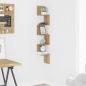 Preview: Wand-Eckregal Artisan-Eiche 20x20x127,5 cm Holzwerkstoff