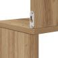 Preview: Wand-Eckregal Artisan-Eiche 20x20x127,5 cm Holzwerkstoff
