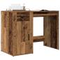 Preview: ARDEBO.de - Schreibtisch Altholz-Optik 100x49x75 cm Holzwerkstoff