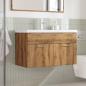 Preview: 2-tlg. Badmöbel-Set Artisan-Eiche Holzwerkstoff