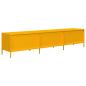 Preview: TV-Schrank Senfgelb 202x39x43,5 cm Kaltgewalzter Stahl