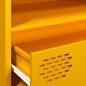 Preview: TV-Schrank Senfgelb 202x39x43,5 cm Kaltgewalzter Stahl