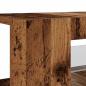 Preview: TV-Schrank mit LED-Leuchten Altholz-Optik 90x39x30 cm