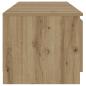 Preview: TV-Schrank mit LED-Leuchten Artisan-Eiche 140x40x35,5 cm