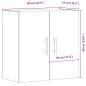 Preview: Wandschrank Altholz-Optik 60x31x60 cm Holzwerkstoff