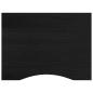 Preview: Werkbank Dunkelbraun 80x60x(71,5-98) cm Massivholz Eiche