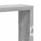 Preview: Wandregal Grau Sonoma 43x9x60 cm Holzwerkstoff