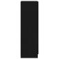 Preview: Küchenschrank Schwarz 38x41,5x131,5 cm Holzwerkstoff