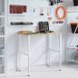 Preview: Werkbank 100x60x(71,5-98) cm Massivholz Eiche