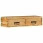 Preview: TV-Wandschrank 80x30x19 cm Massivholz Akazie