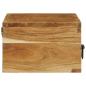 Preview: TV-Wandschrank 80x30x19 cm Massivholz Akazie