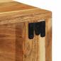 Preview: TV-Wandschrank 60x30x19 cm Massivholz Akazie