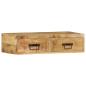 Preview: TV-Wandschrank 80x30x19 cm Raues Mangoholz