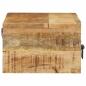 Preview: TV-Wandschrank 80x30x19 cm Raues Mangoholz