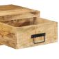 Preview: TV-Wandschrank 80x30x19 cm Raues Mangoholz
