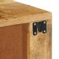 Preview: TV-Wandschrank 80x30x19 cm Raues Mangoholz