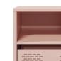 Preview: TV-Schrank Rosa 101,5x39x43,5 cm Kaltgewalzter Stahl