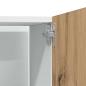 Preview: Kühlumbauschrank Artisan-Eiche 60x57x207 cm Holzwerkstoff
