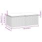 Preview: 2-tlg. Garten-Sofagarnitur mit Kissen Beige Poly Rattan Akazie