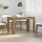 Preview: Esstisch Artisan-Eiche 120x60x76 cm Holzwerkstoff