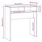 Preview: Konsolentisch Altholz-Optik 78x30x80 cm Holzwerkstoff