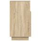 Preview: Nachttisch mit 2 Schubladen Sonoma-Eiche 36x36x68 cm