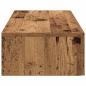 Preview: Wandregal mit Schubladen Altholz-Optik 80x33x17cm Holzwerkstoff