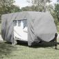 Preview: ARDEBO.de - Schutzhülle für Wohnwagen Grau 550x250x220 cm Vliesstoff