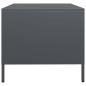 Preview: Couchtisch Anthrazit 101,5x50x43,5 cm Kaltgewalzter Stahl
